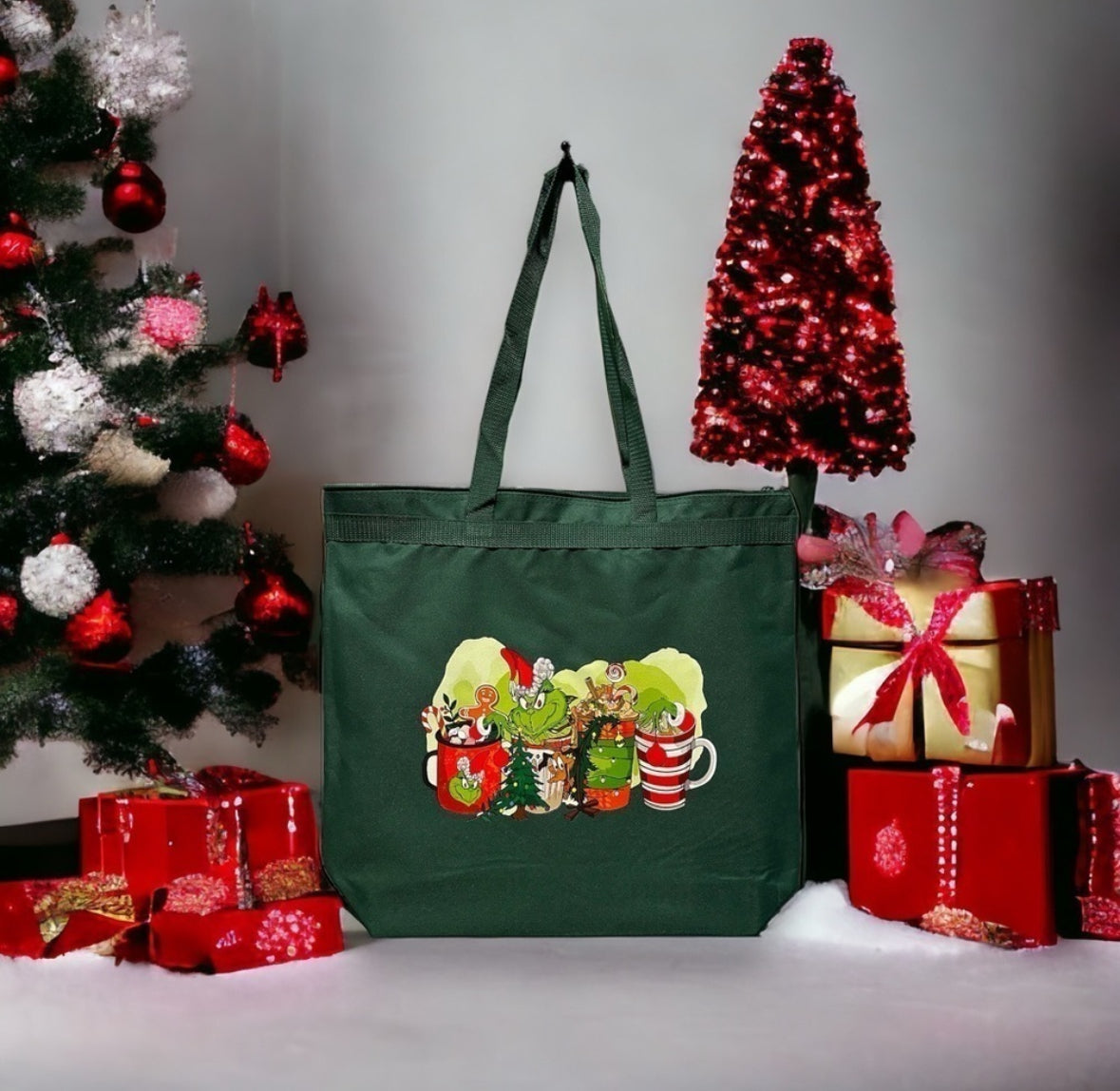 Christmas Tote bag hot cocoa