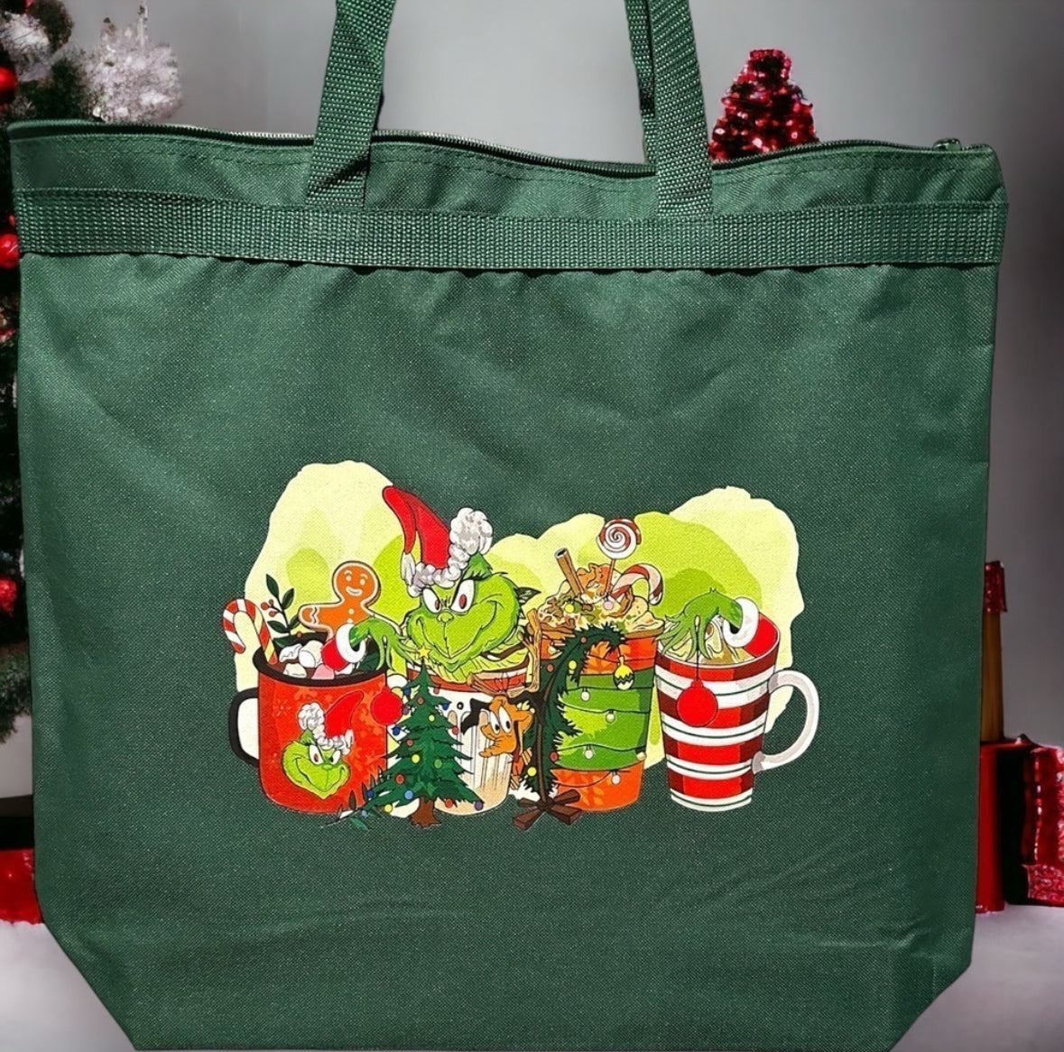 Christmas Tote bag hot cocoa